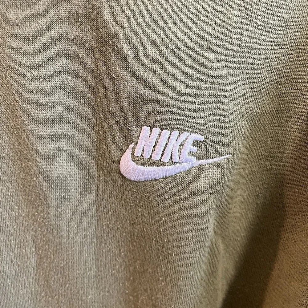 Nike Sportswear Club Fleece Crewneck Sweatshirt Olive Green Mens XS